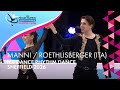 MANNI ROETHLISBERGER ITA Ice Dance Rhythm Dance Euro Champs Sheffield 2026 FigureSkating