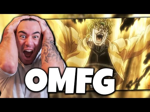 DIO VS JOTARO! (FIRST TIME REACTION)