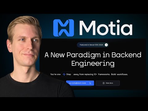 Tutorial Motia - Il framework backend che sta diventando virale su GitHub (API, processi in backg...