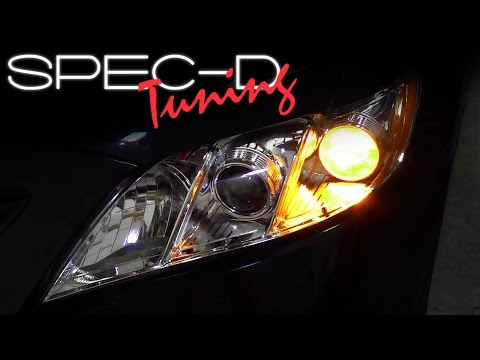 SPECDTUNING INSTALLATION VIDEO: 2007 - 2009 TOYOTA CAMRY HEADLIGHTS