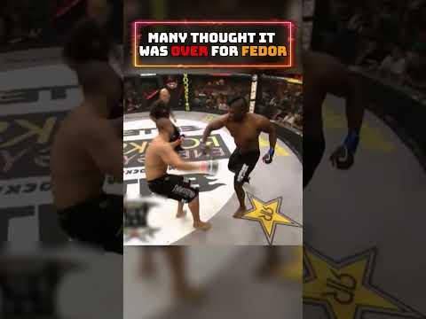 Everyone thought Fedor was finished after that💥 #shorts #mma