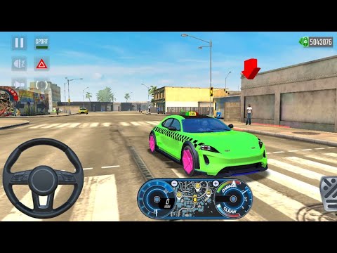 Taxi SIM 2022 | Porsche Taycan Cross Turismo Driving Miami City Driving Car Android Gameplay