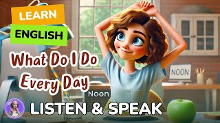 What Do I Do Every Day | Improve your English | English Listening and speaking Practice