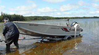 Easy boat launch shallow water pt. 2