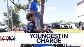 Orlando 4-year-old becomes police department's youngest officer
