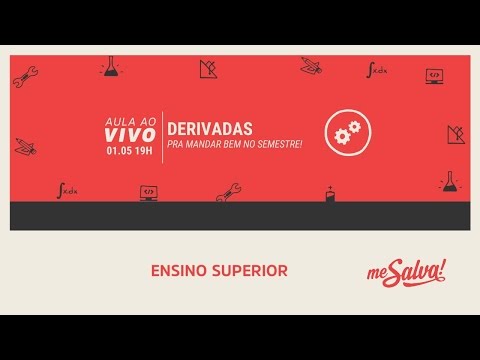 [AO VIVO] Me Salva! Cálculo - Derivadas pra mandar bem no semestre!