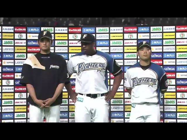 ファイターズ中村投手・ミランダ選手・近藤選手ヒーローインタビュー2014/5/16 F-M