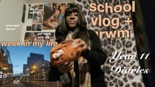 DAY IN MY LIFE (british high school) 🩰🐆 content creator, student (grwm, morning routine) VLOG