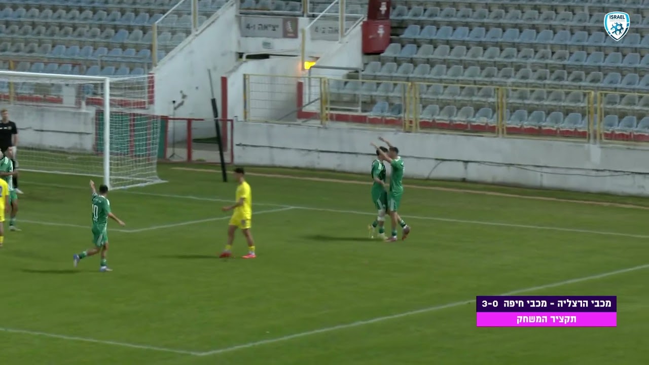 ליגת העל לנוער  | מחזור 14 | מכבי הרצליה כהנא - מכבי חיפה הרדי | תקציר המשחק