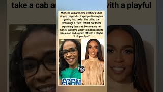 Michelle Williams calls taxi rides her money-saving flex #michellewilliams #shorts