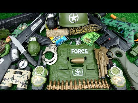 Army Toy Gun MEGA Arsenal! Realistic Rifles, BB Pistols & Tactical Gear Unboxed