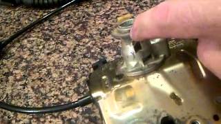 ford focus key lock cylinder removal of trunk or hatch