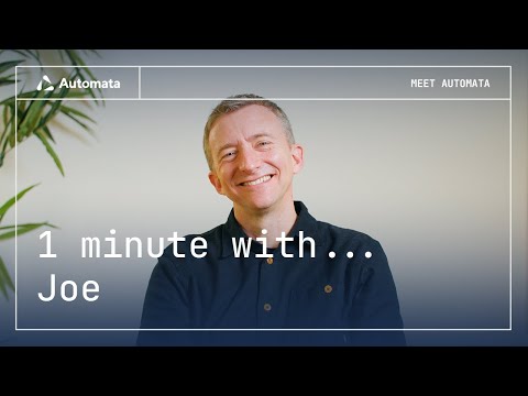 1 minute with Joe, Executive Chair & Director for Corporate Development