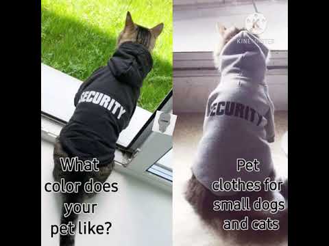 Warm clothes for pets such as cats, dogs and rabbits