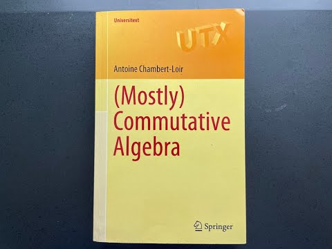 Chambert-Loir Commutative Algebra