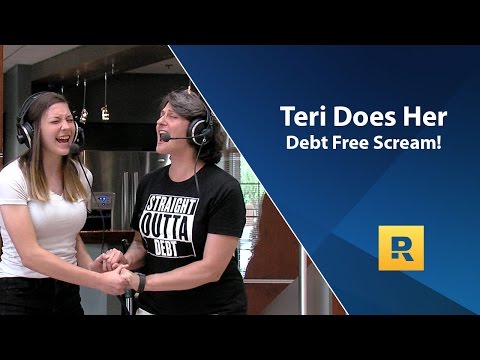 Teri Does Her Debt Free Scream!