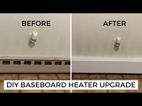 DIY Electric Baseboard Heater Upgrade | YoursTrulyYinka