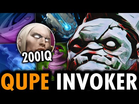 QUPE PUDGE GOD PICKS INVOKER?? OMG Invoker 7.27 Patch 200IQ Combo 8K AVG MMR - Genius Pudge