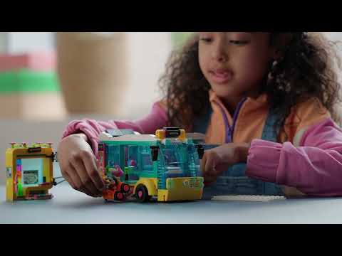 Vidéo LEGO Friends 41759 : Le bus de Heartlake City