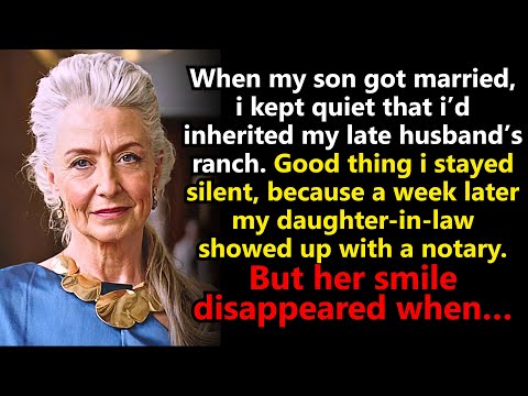When My Son Married, I Didn’t Mention I Inherited My Husband’s Ranch — Thank God I Didn’t…