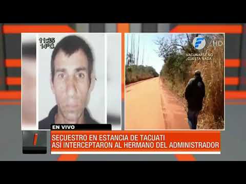 Así interceptaron al nuevo secuestrado en Tacuatí