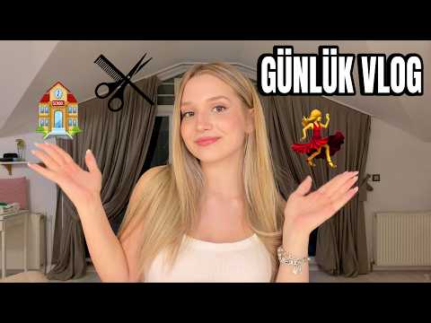 Bir Günlük Vlog. İlk Dans Dersim. Ecrin Su Çoban