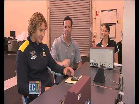 Eagle Vision - ECU Exercise and Sports Science - Reaction time with Matthew Priddis