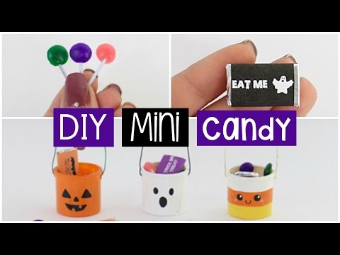 DIY MINI Halloween Buckets With REAL EDIBLE Mini Chocolate & Candy Video