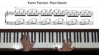 Yann Tiersen Porz Goret Piano Tutorial