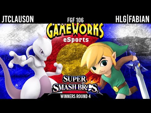 For Glory Friday #106 - jtclauson (Mewtwo) Vs. HLG|Fabian (Toon Link, Mewtwo) - Winners Round 4