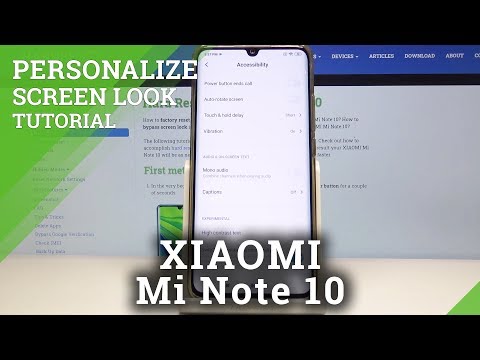 How to Turn On High Contrast in XIAOMI Mi Note 10 – Personalize Screen Look