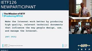 IETF 126: New Participant Program (NEWPARTICIPANT) 2026-07-19 07:30