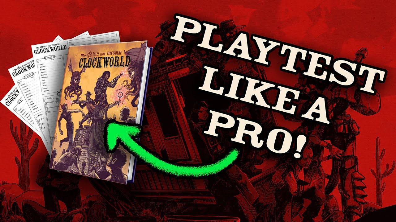 TTRPG Playtesting Best Practices