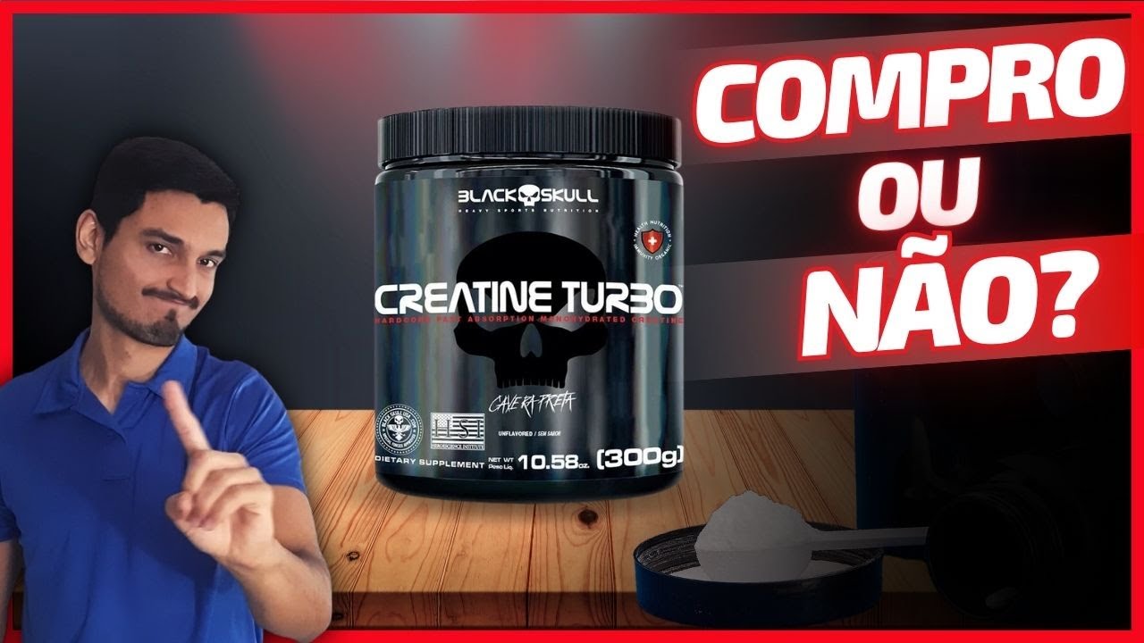 Miniatura da avaliação em vídeo de Creatina + Betalanina Vitamina Pura Ectomorfo Sem Sabor BLACK_SKULL