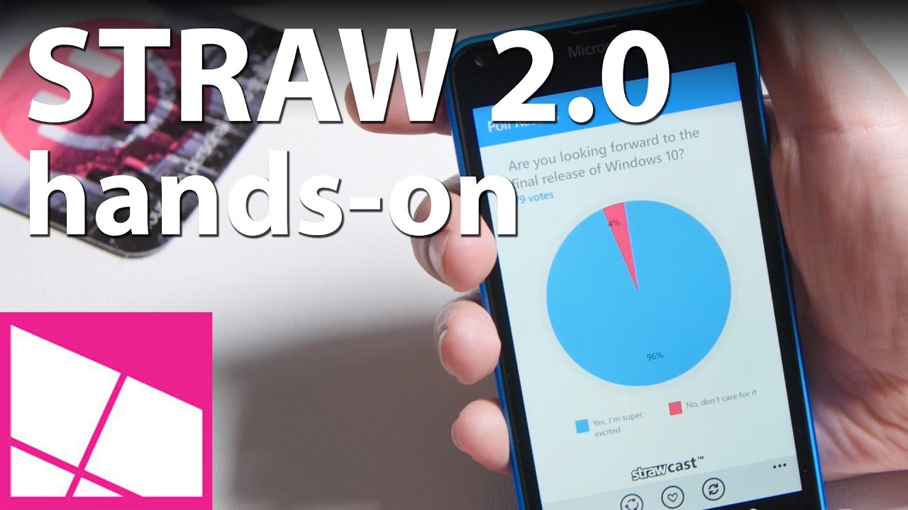 Straw 2.0 for Windows Phone hands-on - YouTube