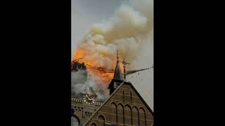 Brand Petrus Banden kerk Oisterwijk 27-5-1998