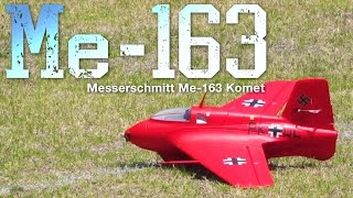 Durafly™ Me-163 Komet 950mm High Performance Rocket Fighter (PNF) (Red Edition)