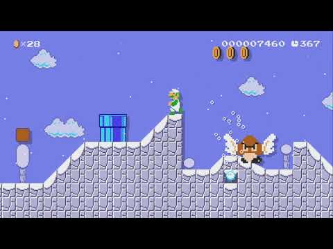 Twisty Snow Day by Lugigi - Super Mario Maker 2 - No Commentary 1bu