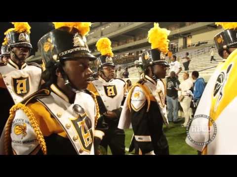 Alabama State - Marching out of the Stadium vs Southern 2013