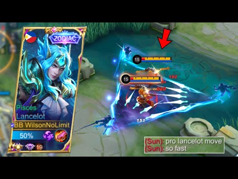 LANCELOT SUPER SMOOTH DASH + NEW HIGH DAMAGE BUILD 🔥| MLBB
