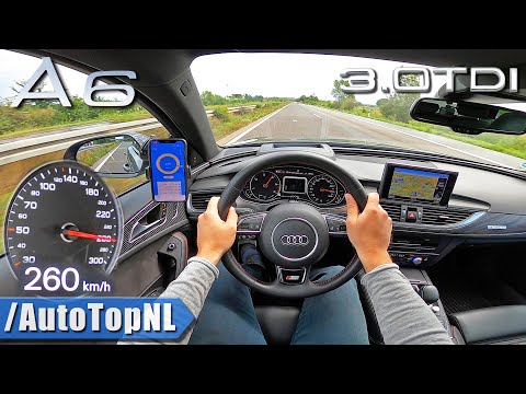 AUDI A6 Competition 3.0 BiTDI 326HP on AUTOBAHN [NO SPEED LIMIT] by AutoTopNL