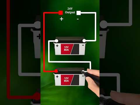 How to Build a 24V Battery Pack from Two 12V Batteries