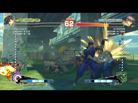 SSF4 AE: Mago (Yang) vs m16SHUN (Guy) - Ranked Match (720p HD)