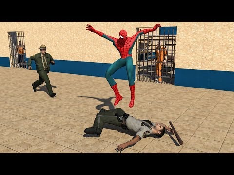 ► Spider Hero Jail Survival Stealth Mission - Spiderman Escape 3D Android Gameplay
