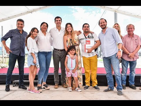 Urtubey inició la entrega de viviendas en la urbanización Pereyra Rozas
