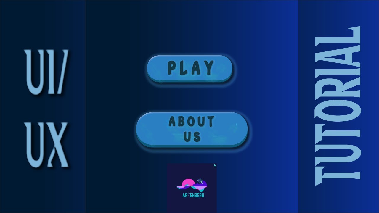 UI design/ Game UI Button Design | Adobe Illustrator Tutorial