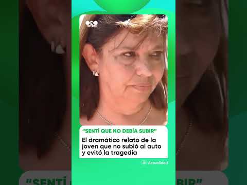 Dramático relato de la jóven que no subió al auto de la tragedia
