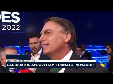 DEBATE PRESIDENCIAL NA BAND: CANDIDATOS APROVEITAM FORMATO INOVADOR 17 10 2022
