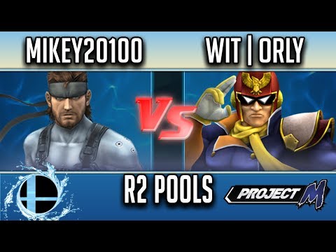 Mikey20100 (Snake) vs WIT | ORLY (Falcon) - Smash 'N' Splash 3 PM Round 2 Pools