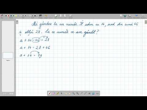 Metoda mersului invers (adunare și scădere)